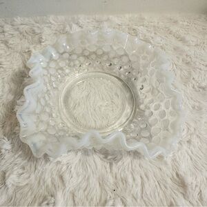 Vintage Fenton Opalescent ‘Bon Bon’ Candy Dish